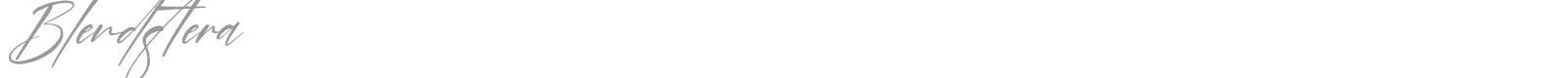 Blendstera font preview